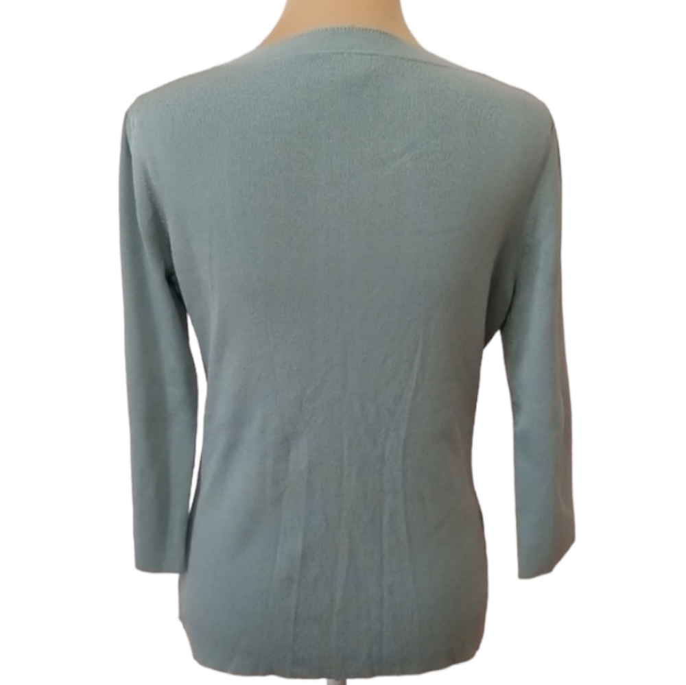 Ann Taylor light blue cardigan, size M - Picture 3 of 13
